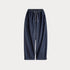 Premium Women's Retro Tapered Jeans – Soft Stretch Banana Pants with Elastic Drawstring Waist, Cool Blue Spring Trousers